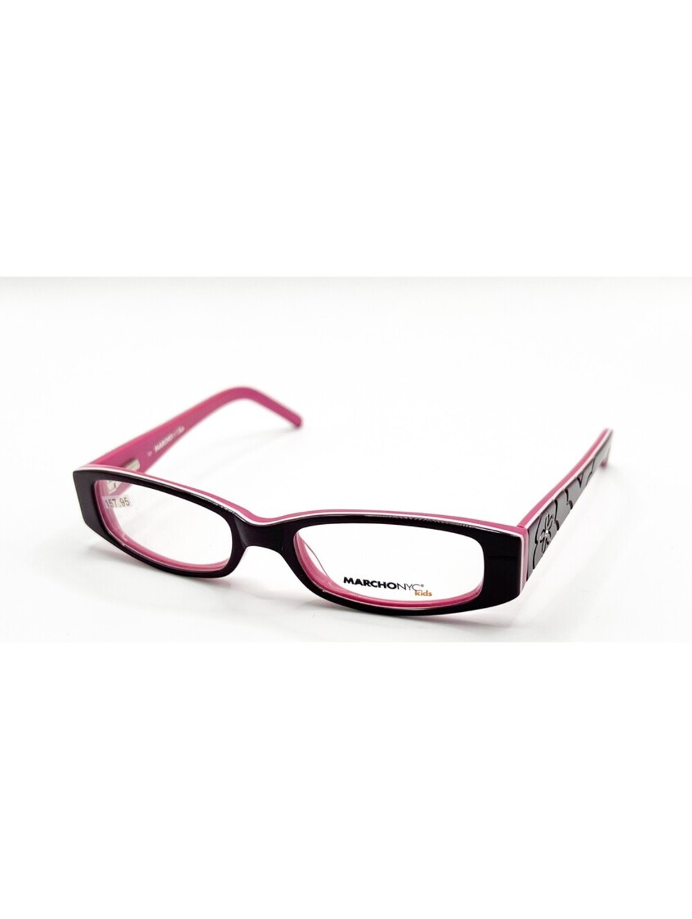 Marchon Nyc Sophia 615 Black Authentic Eyeglasses 43-15-125